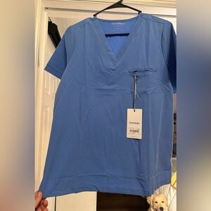 Mandala One-Pocket Scrub Top